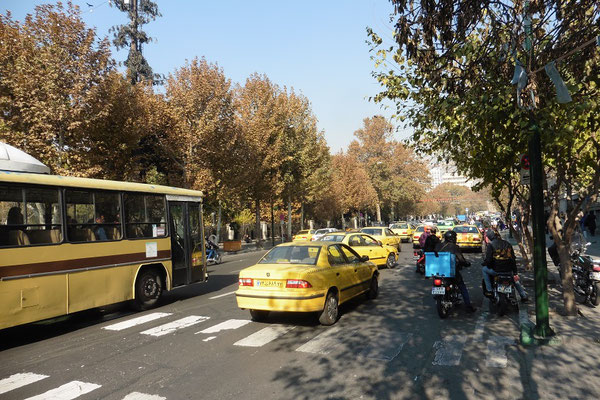 Strassenszene in Teheran