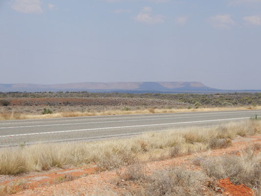 Erster Blick auf die Flinders Ranges