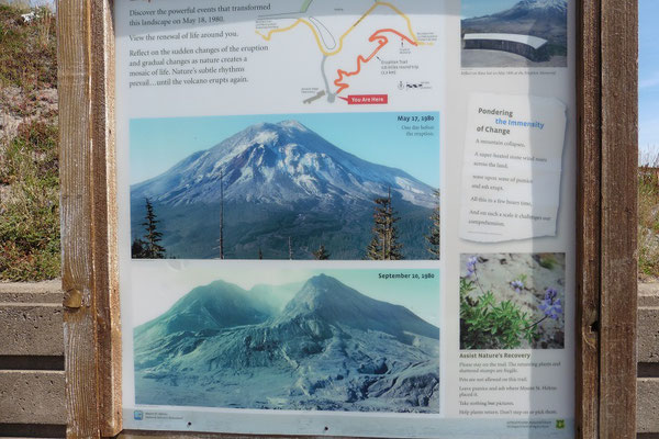 Mount Saint Helens - vorher und nachher