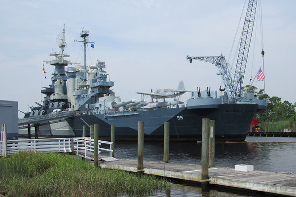USS North Carolina in Wilmington NC