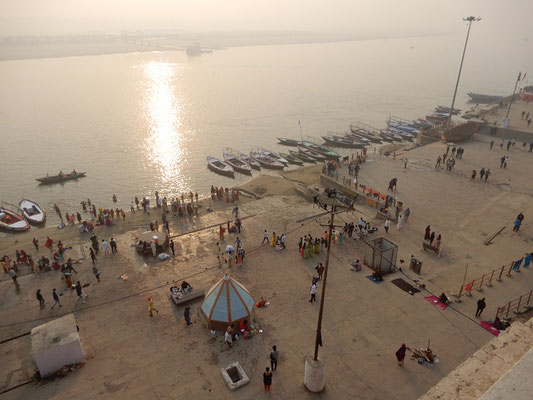 Blick auf das Ganges-Ufer