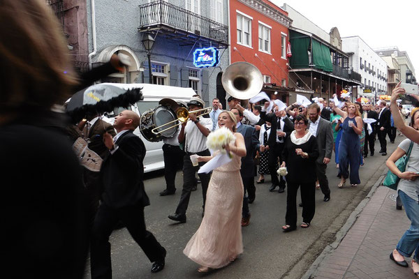 Hochzeit im French Quarter in New Orleans