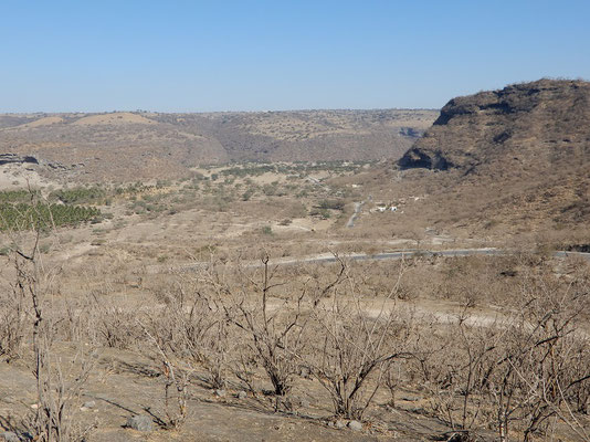 Blick ins Wadi Darbat