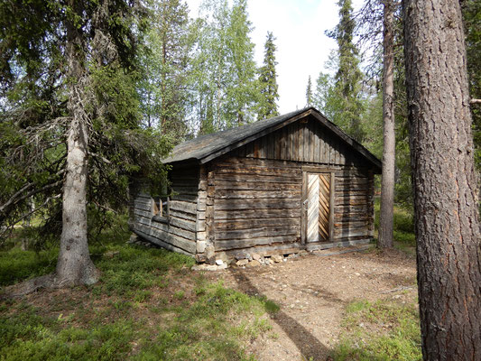 Hütte in Lappland