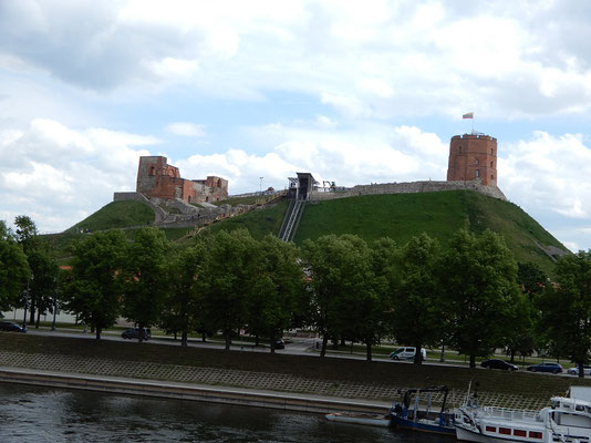 Gediminas Burg mit Turm