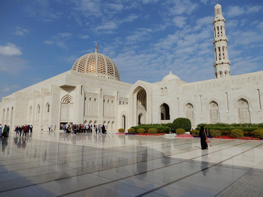 Sultan Caboos Moschee in Muscat