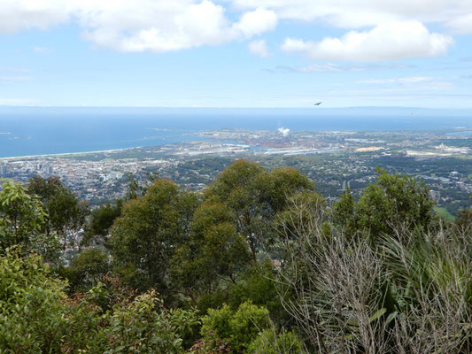 Blick vom Mount Keira Lookout