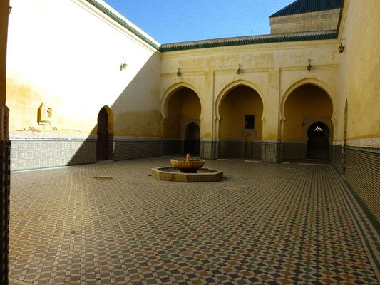 Mausoleum Moulay Ismail, Innenhof