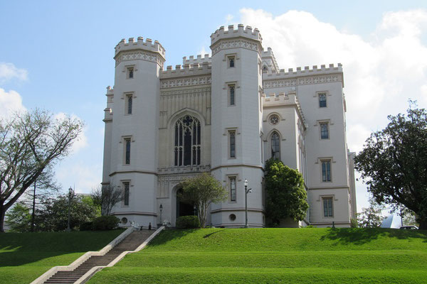 das alte State Capitol von Louisiana in Baton Rouge