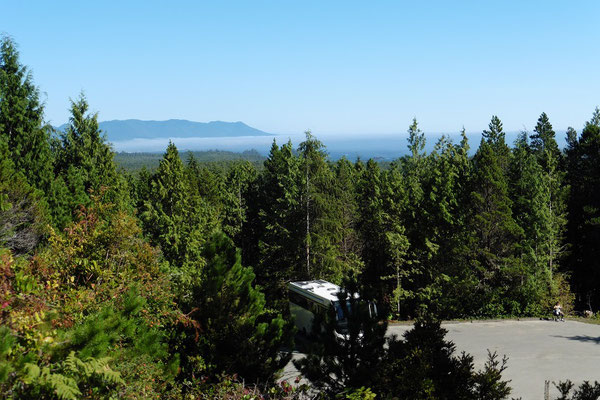 Blick vom Radar Hill auf den Pazifik