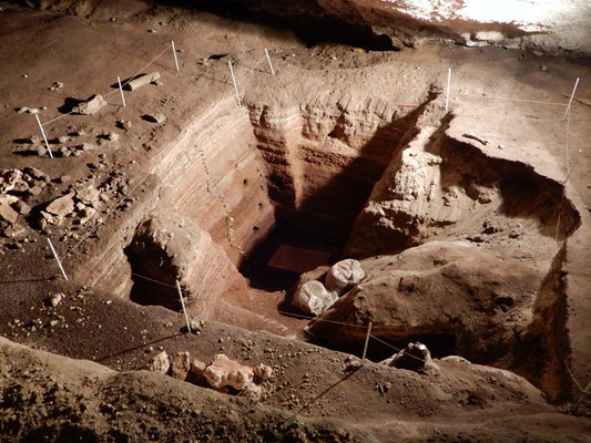 Rückblick bis 50'000 Jahre in den Sandablagerungen