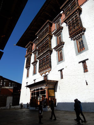 Im Innern des Paro Dzong