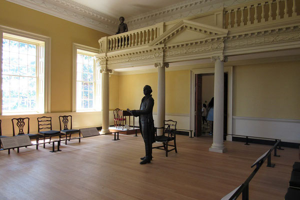 Annapolis - George Washington erklärt seinen Rücktritt