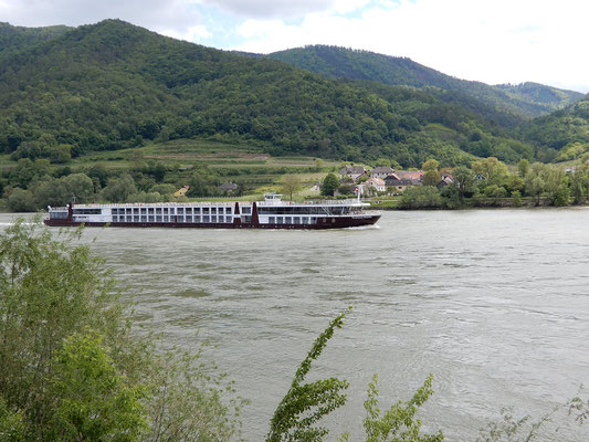 Kreuzfahrtschiff auf der Donau