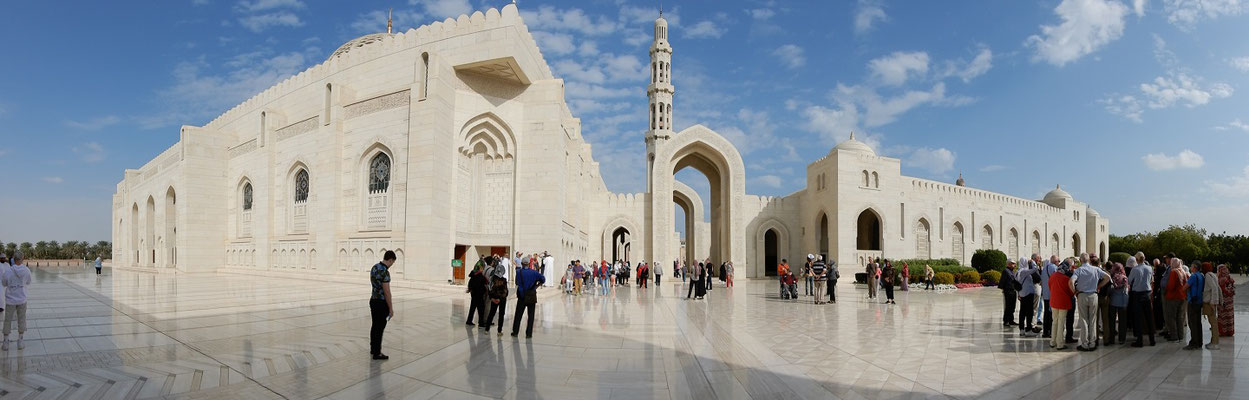 Sultan Caboos Moschee in Muscat