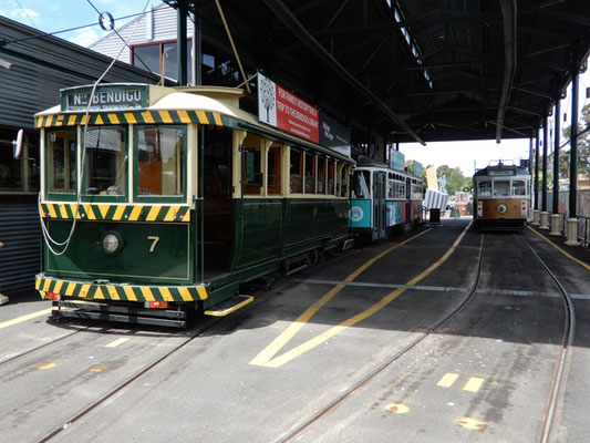 Historische Trams in Bendigo