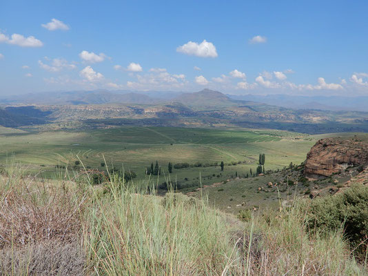 Schöner Ausblick in Richtung Lesotho