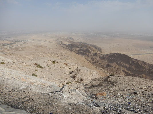 Aussicht vom Jebel Hafeet auf Al-Ain