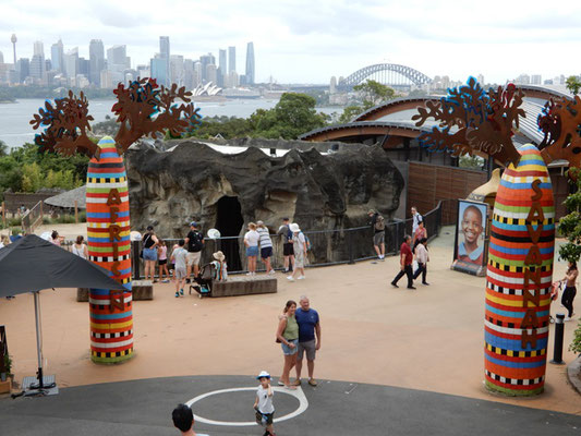 Aussicht auf die Stadt vom Taronga Zoo Sydney