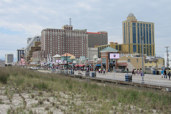 Boardwalk von Atlantic City NJ