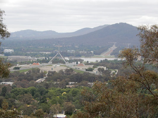 Blick vom Red Hill auf die Stadt