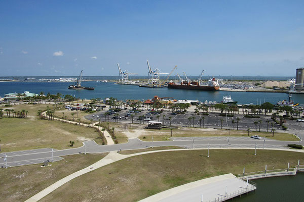 Aussicht vom Aussichtsturm Port Canaveral