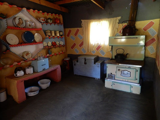 Basotho Cultural Village - Küche des 20. Jahrhundert