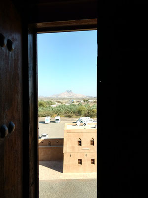 Jabrin Palast - Aussicht aus dem Fenster