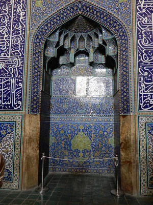 Nische in der Moschee