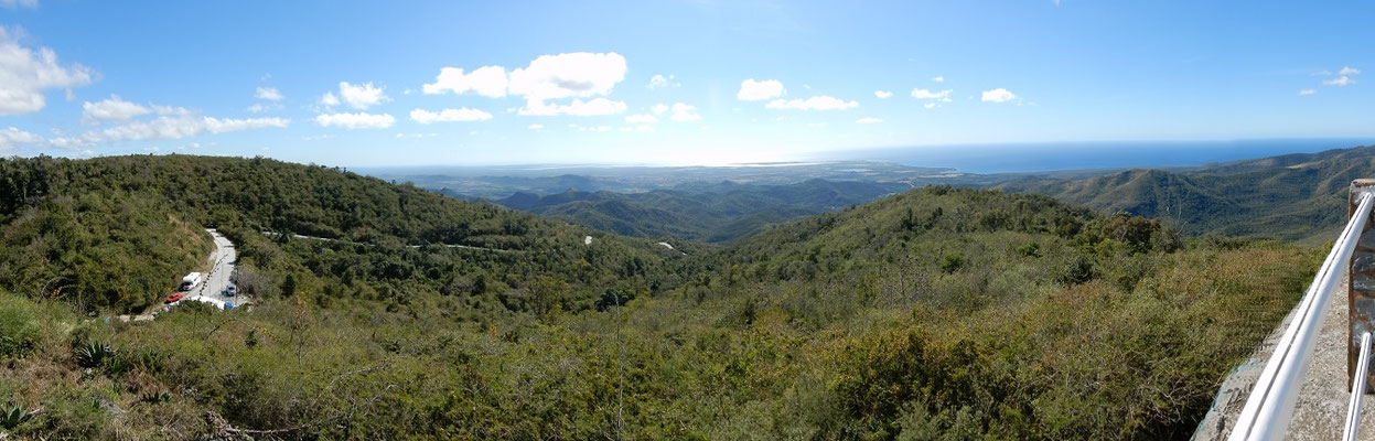 Aussicht Richtung Trinidad und Meer