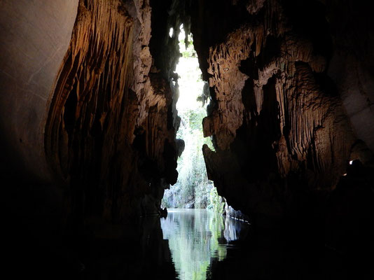 Höhlenausgang der Cueva del Indio