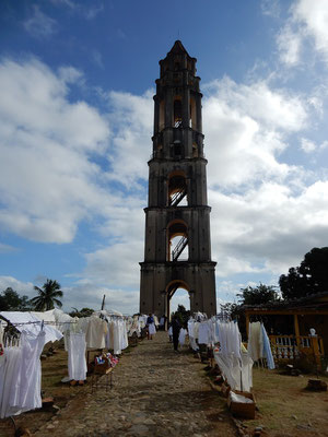 Der Sklaventurm in Manaca Iznaga im Zentrum des Valle de los Ingenios
