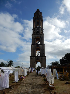 Der Sklaventurm in Manaca Iznaga im Zentrum des Valle de los Ingenios