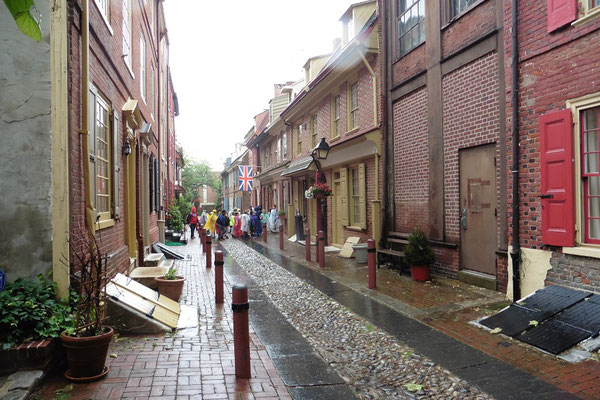 Elfreth's Alley - älteste Wohnstrasse in den USA