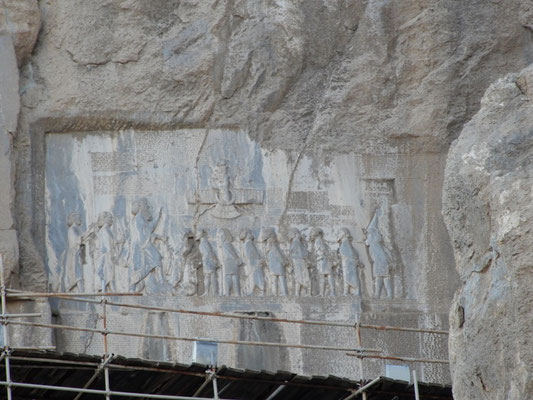 Reliefs der Sassaniden
