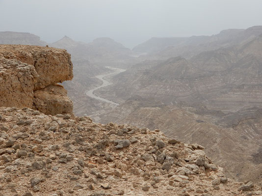 Gewaltige Canyonlandschaften bei Wadi Suneik