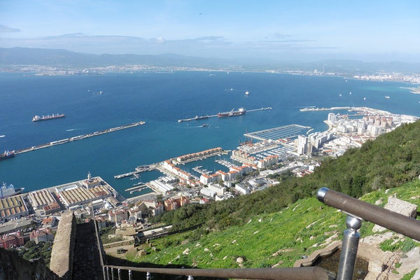 Der Hafen von Gibraltar