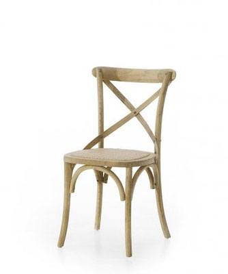 Sedia in legno naturale (articolo 56087)