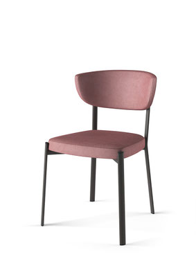 Sedia imbottita (articolo TY26), rivestimento a scelta