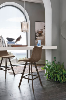Sgabello imbottito con altezza fissa (articolo MRP77)