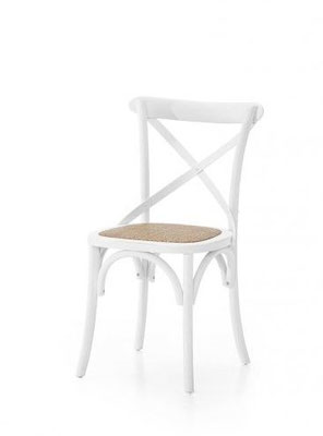 Sedia in legno naturale laccato (articolo 56086)
