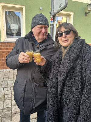 Uwe Emert, Bürgermeister mit Adelheid Seifert