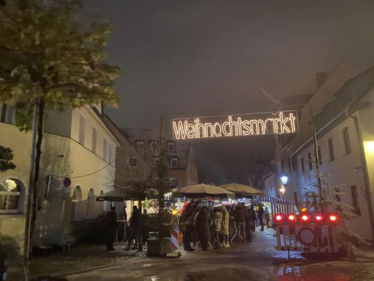 Weihnachtsmarkt in Stein mit der Frauen-Union Stein