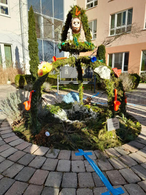 Faschingsbrunnen in der K&S Seniorenresidenz Zirndorf