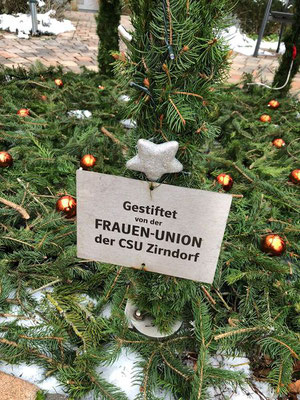 Weihnachtssbrunnen der Frauen-Union Zirndorf für die K&S Residenz in Zirndorf