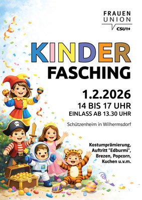 Kinderfasching in Wilhermsdorf mit der Frauen-Union 