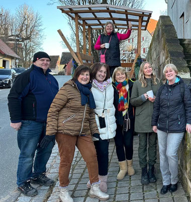 Unsere Bürgermeisterkandidation der Herzen Claudia Augustion mit Frauen-Union Stein und Frauen-Union Oberasbach