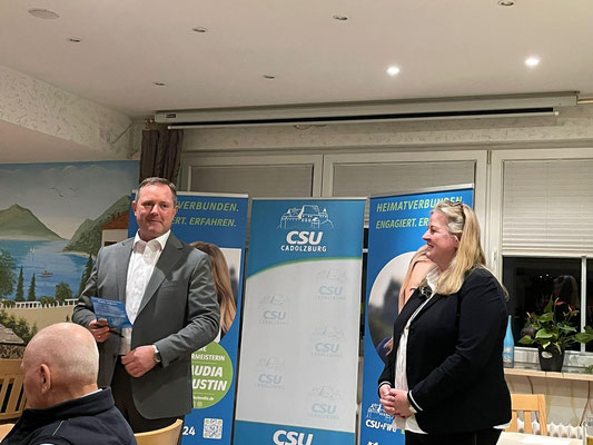 Bürgeraustausch mit Claudia Augustin - unsere Bürgermeisterkandidatin der Herzen -   in Cadolzburg