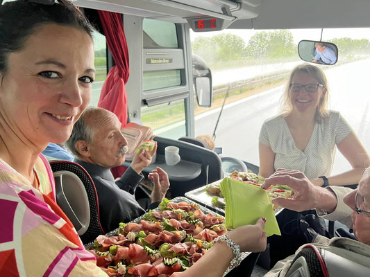Verpflegung - leckere Frühstücksplatte