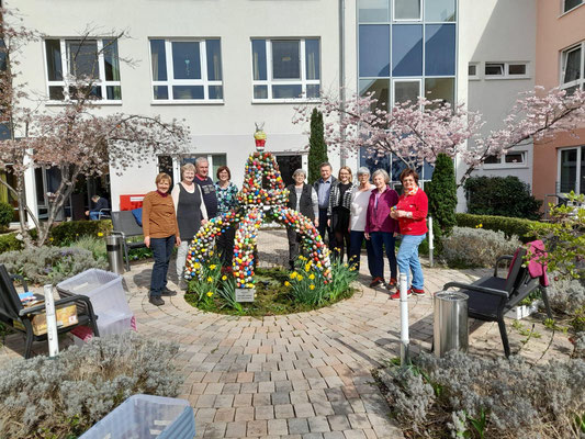 Die Osterbrunnen der Frauen-Union Zirndorf